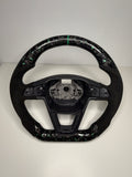 Seat Leon 5f Forged Carbon Lenkrad mit Mintgrünen Flakes
