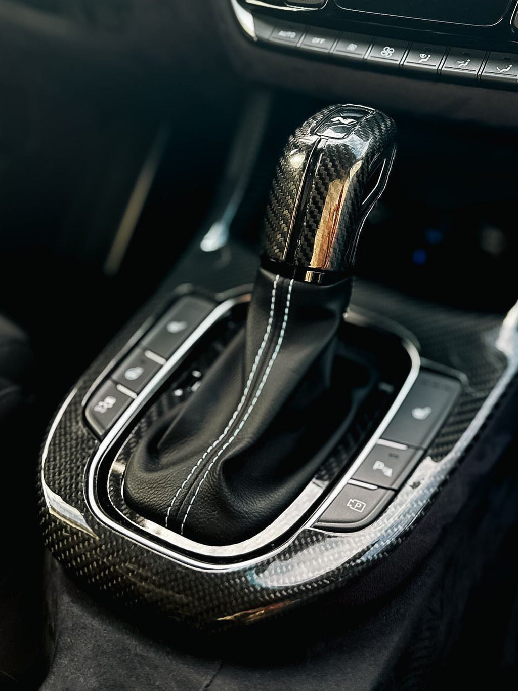 Carbon Schaltknauf Cover für Hyundai I30N / Kona N