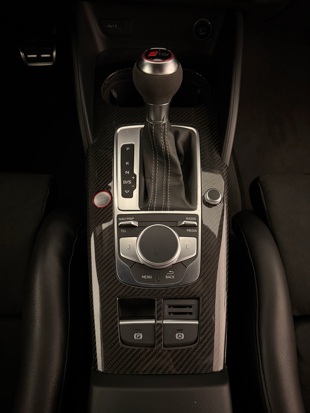 Carbon Mittelkonsole Set für Audi A3 / S3 / RS3 8V